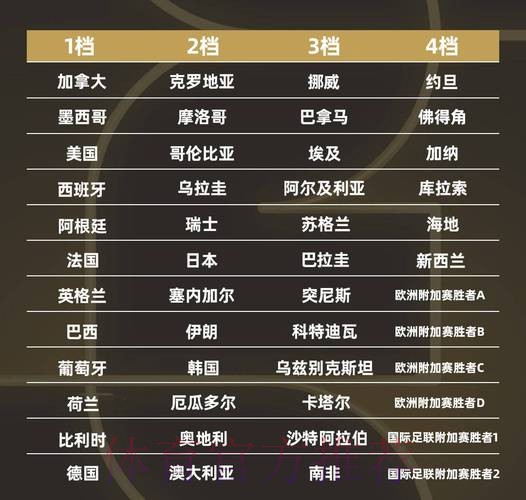 世界杯强队排名高清